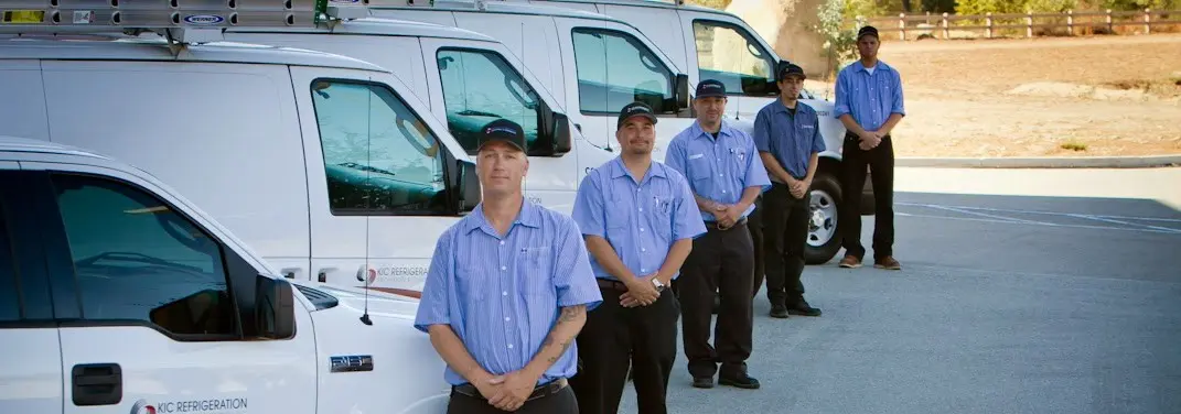 KIC Refrigeration crew ready for Mini Split Repair jobs across Huntington Beach